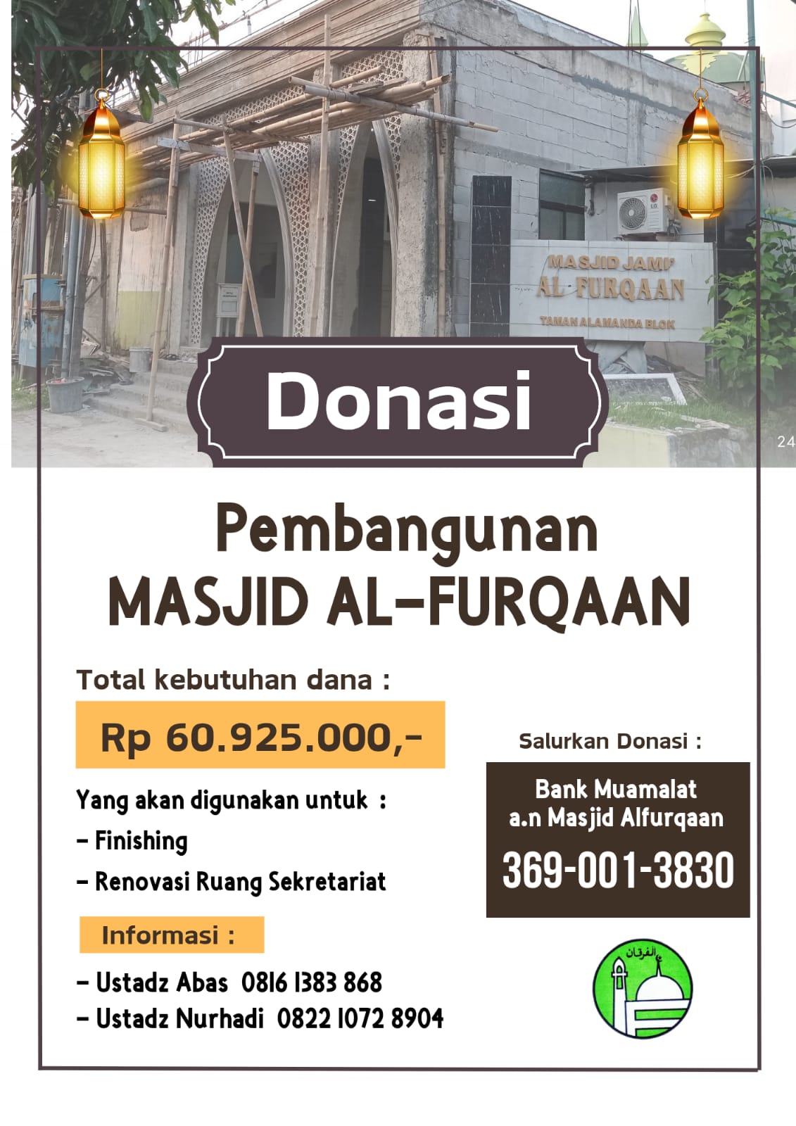 Finishing Pembangunan Tahap 2 dan Renovasi Ruang Sekretariat